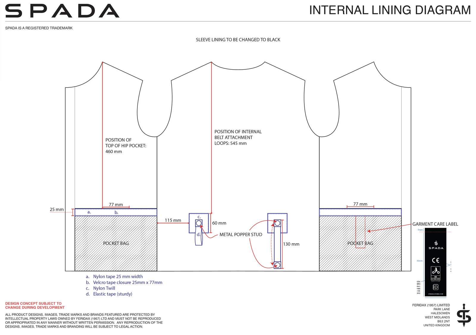 Spada design diagram